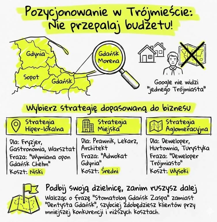 Strategie pozycjonowania lokalnego w Trójmieście