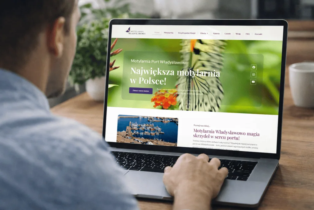 Projekt strony www dla atrakcji turystycznej we Władysławowie zwiększający sprzedaż